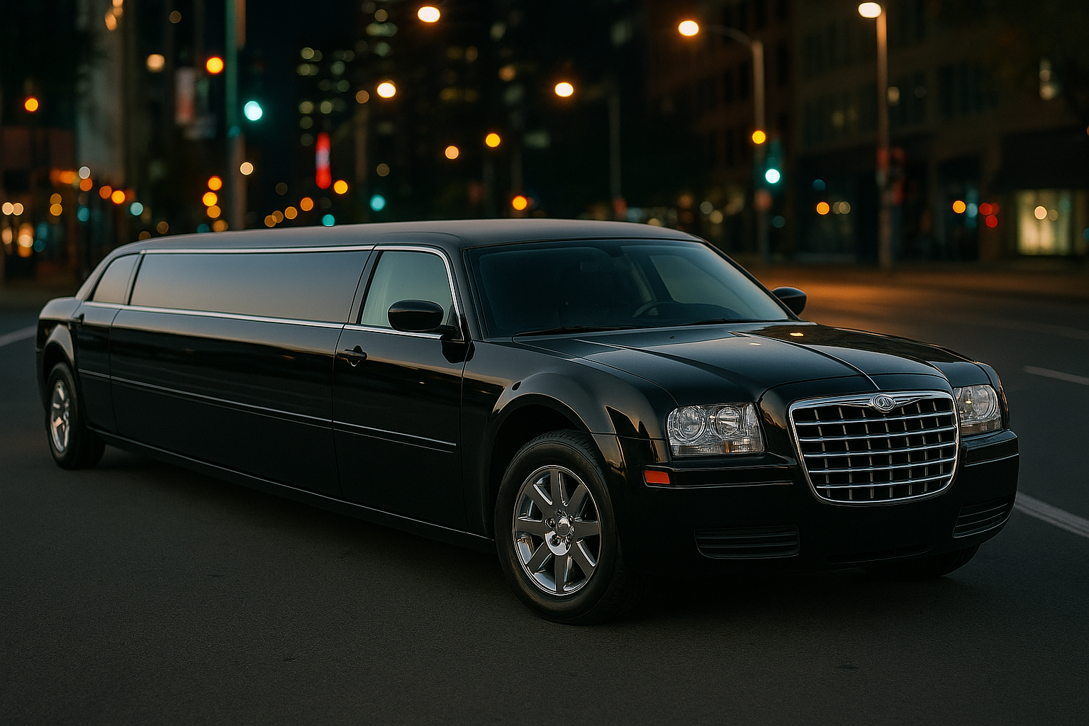 12 Passenger Stretch Limo exterior