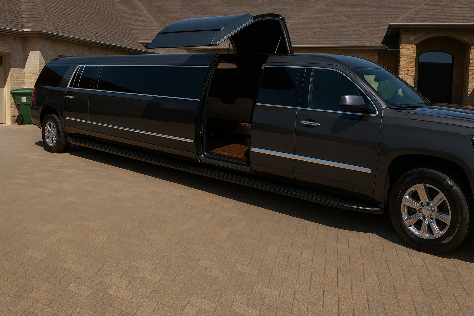 18 Passenger Stretch Limo exterior