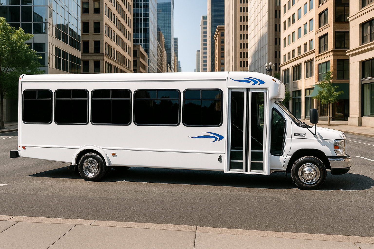20 Passenger Coach Bus exterior